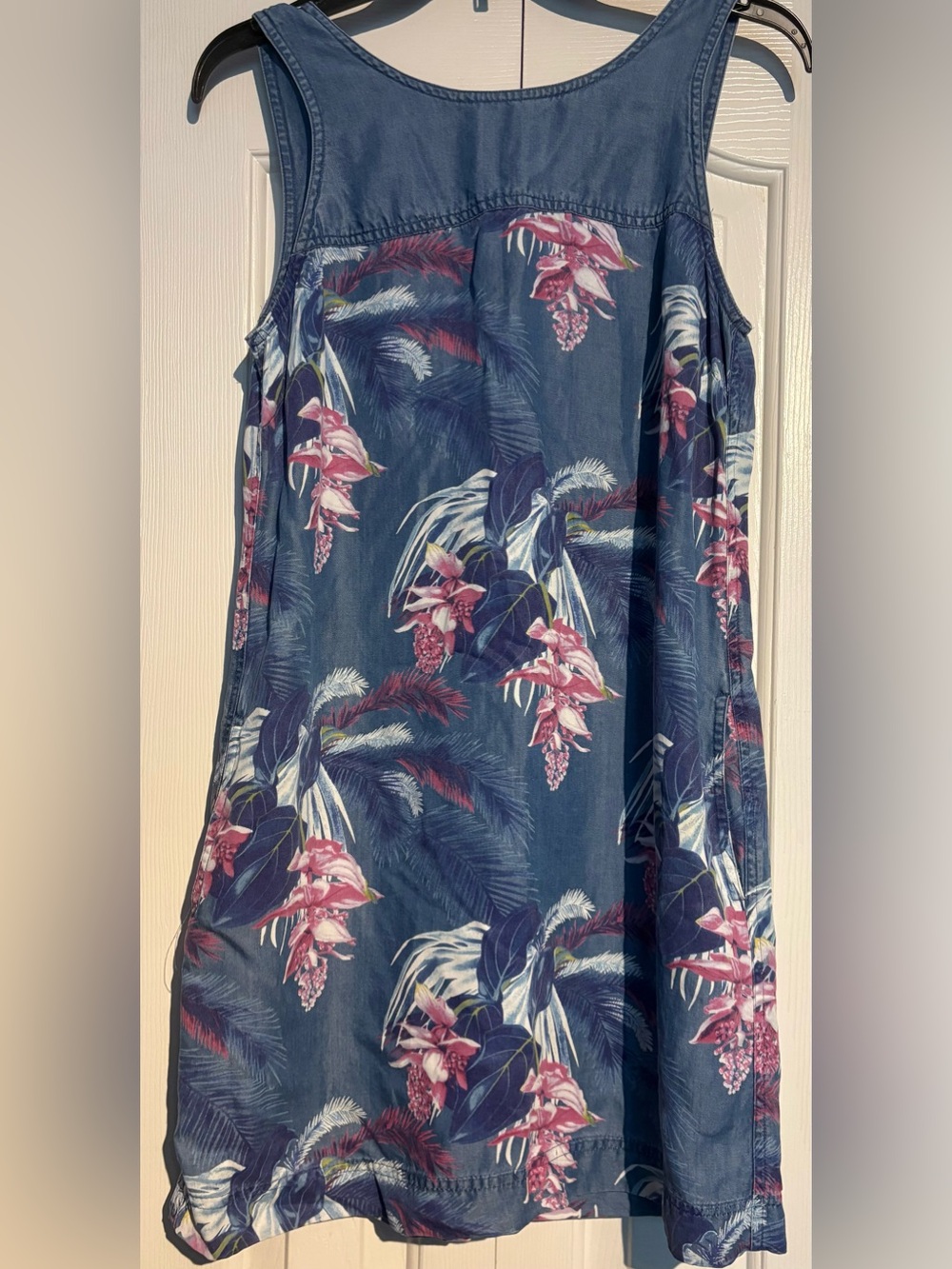 Tommy Bahama Slate Blue Shirt with Branded Neck Label